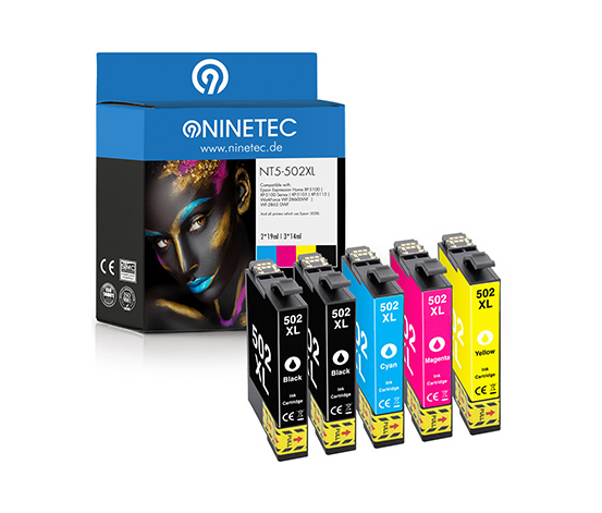 NINETEC Tintenpatrone »NT5-502XL« für Epson Expression Home- und WorkForce-Modelle