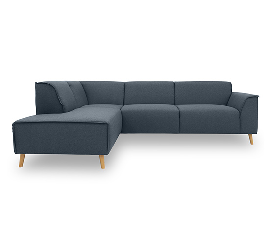 Ecksofa »Jules« mit Ottomane blau online bestellen
