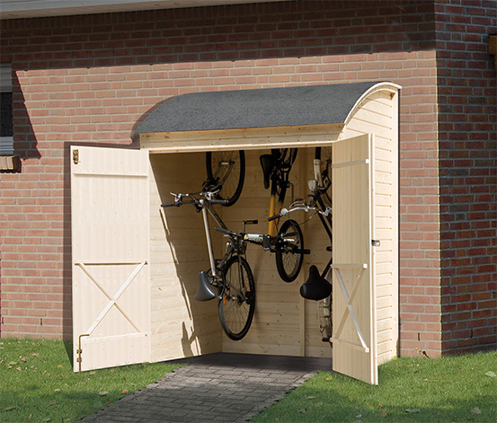 Weka Fahrrad-und-Mehrzweckbox mit Fahrrad-Aufhängmöglichkeit, 19 mm