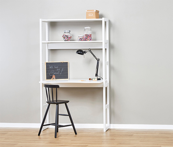 Regal »Storey« mit Tischplatte ca. 80 cm weiß online bestellen Regal »Storey« mit Tischplatte ca. 80 cm weiß online bestellen