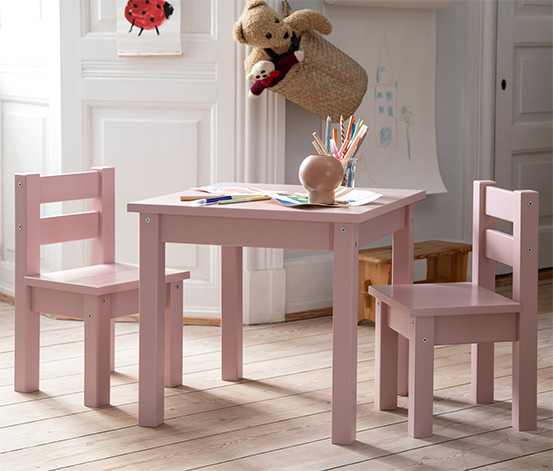 Hoppekids Tisch-und-Stuhl-Set »Mads« rosa online bestellen