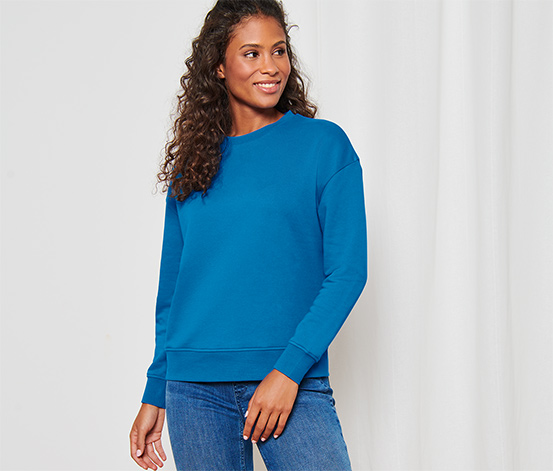 Sweatshirt azurblau online bestellen