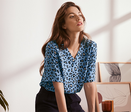 Bluse mit Print online bestellen