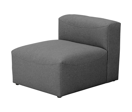 Max Winzer® Modul-Sofa »Lena«, anthrazit, Zwischenelement ohne Armlehne