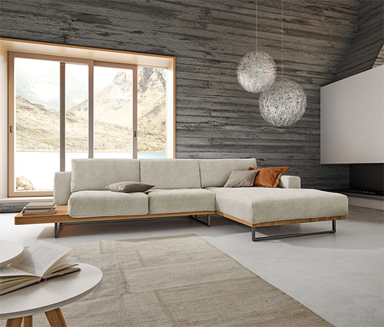 Ecksofa »Helsinki« von ADA AUSTRIA premium seidengrau online bestellen