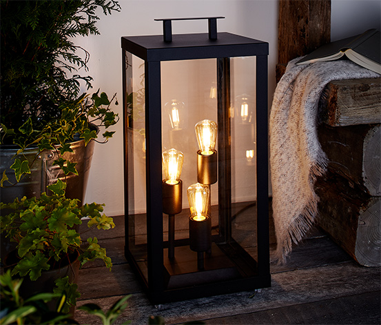 LED-Filament-Laterne