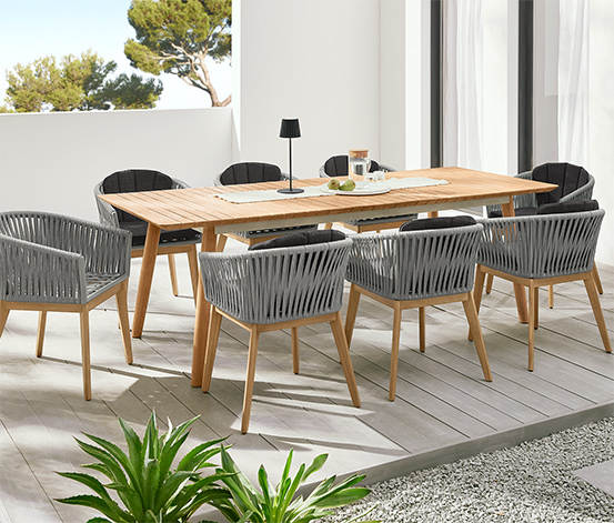 Teak-Ausziehtisch