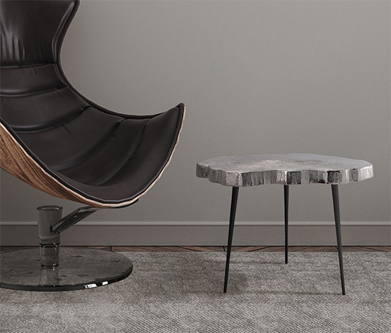 Kayoom-Beistelltisch »Wood Art 225« silberfarben online bestellen