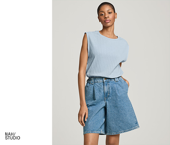 NAH/STUDIO Bermuda-Shorts | recycelte Baumwolle online bestellen