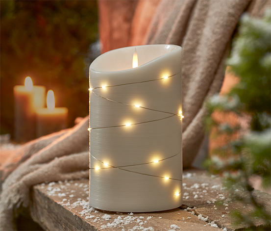 XL-Outdoor-LED-Echtwachskerze online bestellen
