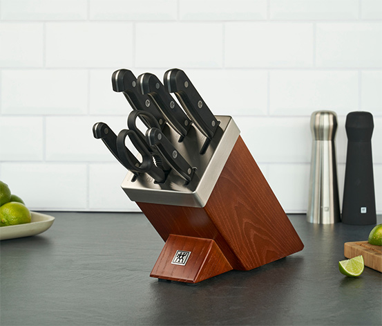 ZWILLING Selbstschärfender Messerblock »Gourmet« online bestellen bei  Tchibo 663411