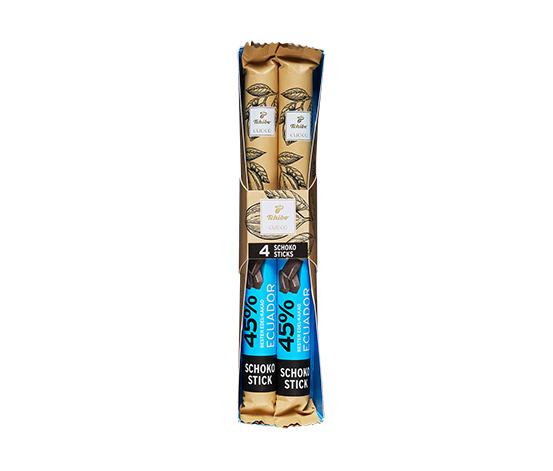Edelvollmilch-Schokoladen-Sticks (Kakao: 45%)