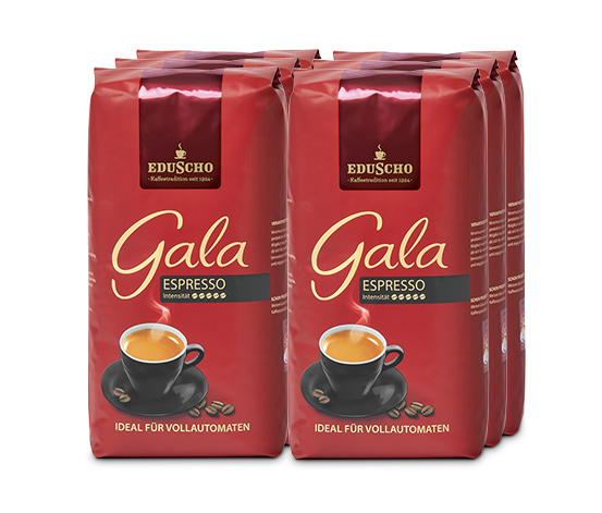 Gala Espresso - 6x 1 kg Ganze Bohne