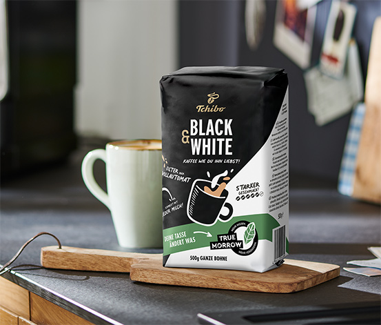 BLACK & WHITE - 6x 500g Ganze Bohne