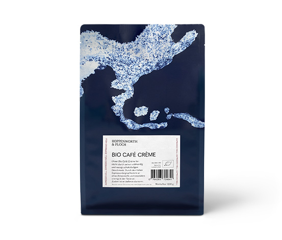Hoppenworth & Ploch - Bio Café Crème - 1 kg Ganze Bohne