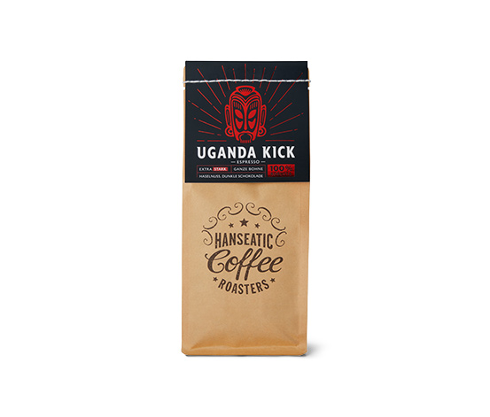 Hanseatic - Uganda Kick Espresso - 250 g Ganze Bohne