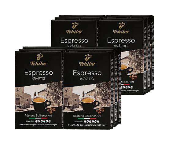 Espresso Kräftig - 12x 250 g Gemahlen