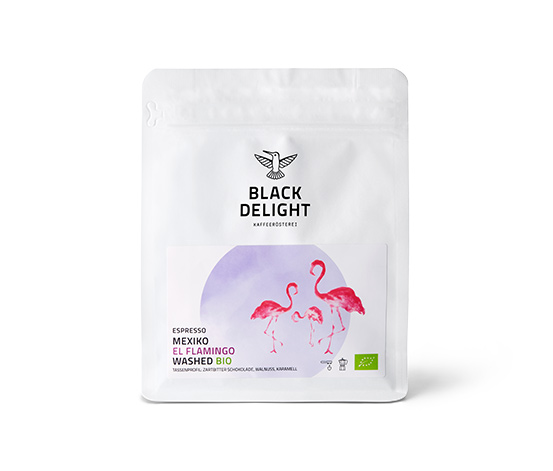 Black Delight - Mexiko El Flamingo Espresso Bio - 250 g Ganze Bohne