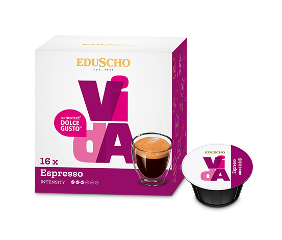 EDUSCHO VidA Espresso – 16 Kapseln