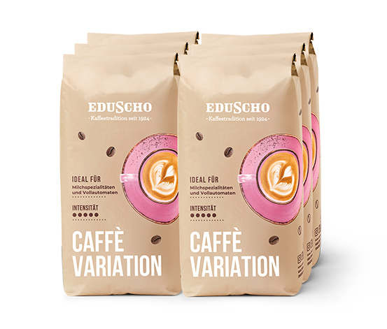 Eduscho Caffè Variation - 6x 1 kg Ganze Bohne