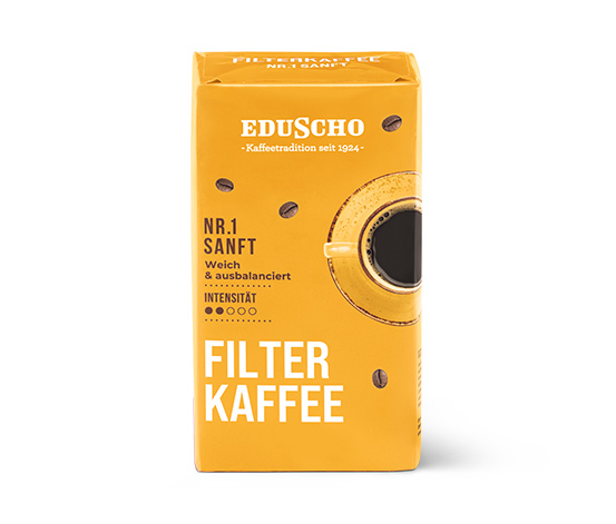 Eduscho Filterkaffee Nr.1 Sanft - 500 g Gemahlen