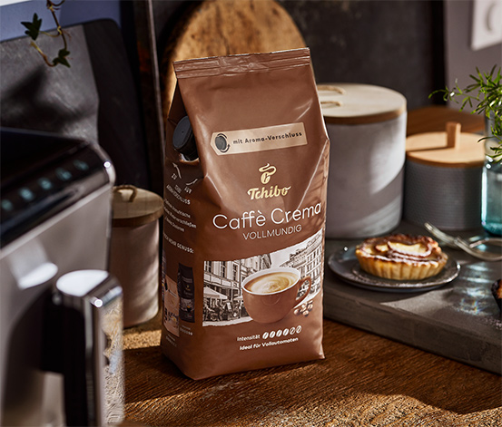 Caffè Crema Vollmundig - 1 kg Ganze Bohne