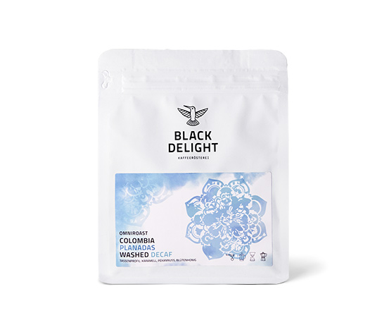 Black Delight - Colombia Decaf Omni-Roast entkoffeiniert - 250 g Ganze Bohne online bestellen