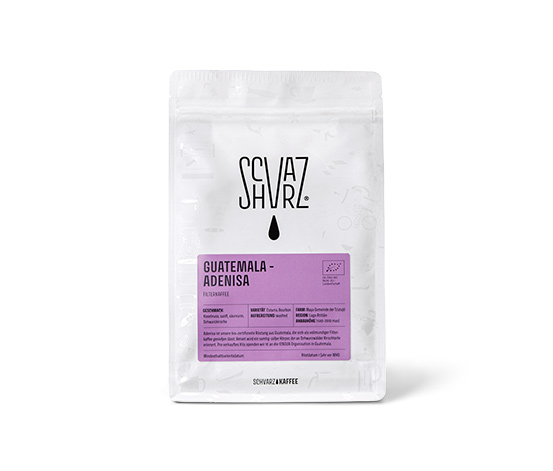 Schvarz - Adenisa Filterkaffee Bio - 250 g Ganze Bohne