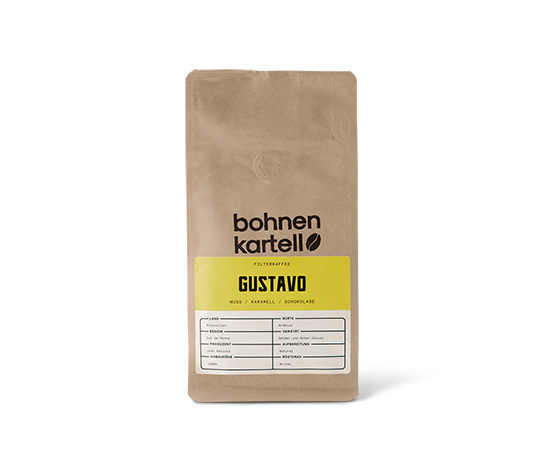 Bohnenkartell - Gustavo Filterkaffee - 250 g Ganze Bohne
