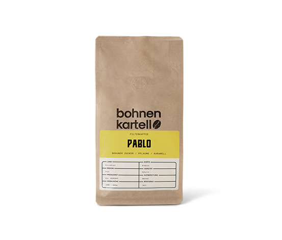 Bohnenkartell - Pablo Filterkaffee  - 250 g Ganze Bohne