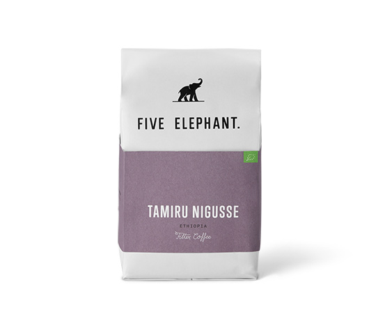 Five Elephant - Tamiru Nigusse Filterkaffee Bio - 250 g Ganze Bohne