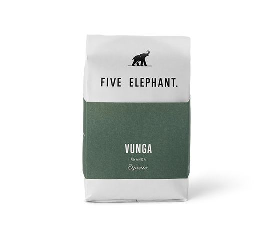 Five Elephant - Vunga Espresso - 250 g Ganze Bohne