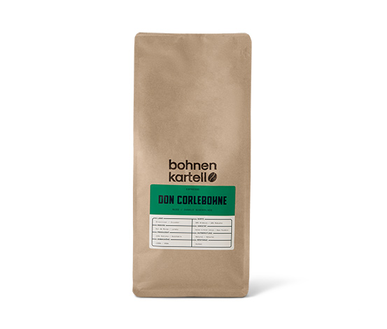 Bohnenkartell - Don Corlebohne Espresso - 1 kg Ganze Bohne
