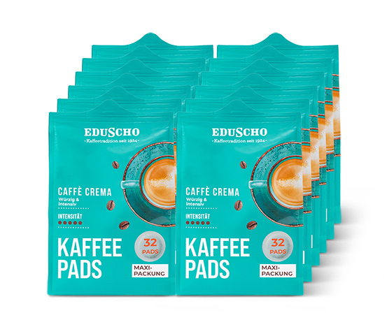Eduscho Kaffeepads Caffè Crema - 12x 32 Pads