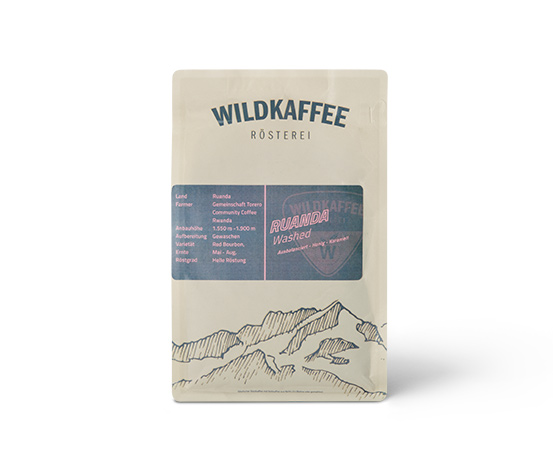Wildkaffee - Ruanda Washed Filterkaffee - 250 g Ganze Bohne