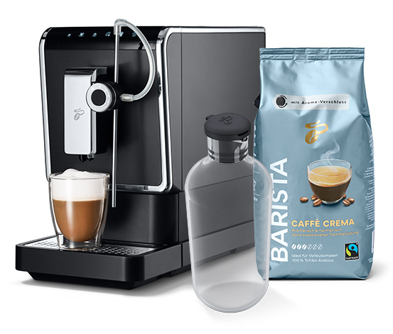 Tchibo Kaffeevollautomat »Esperto Pro« inkl. Milchkaraffe und 1 kg BARISTA Kaffee online bestellen