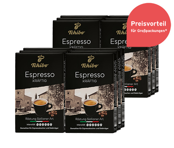 Espresso Kräftig - 12x 250 g Gemahlen