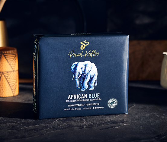 Privat Kaffee African Blue – 500 g Gemahlen