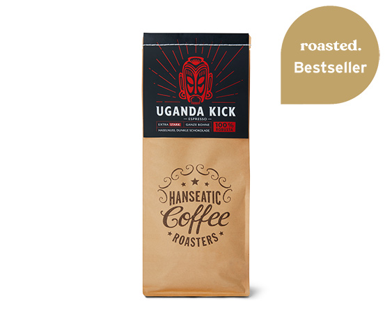 Hanseatic - Uganda Kick Espresso - 1 kg Ganze Bohne