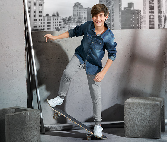 Jeans-Hemd