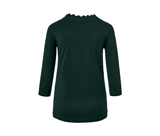 Shirt mit 3/4-Arm, dunkelgrün online bestellen bei Tchibo 651769