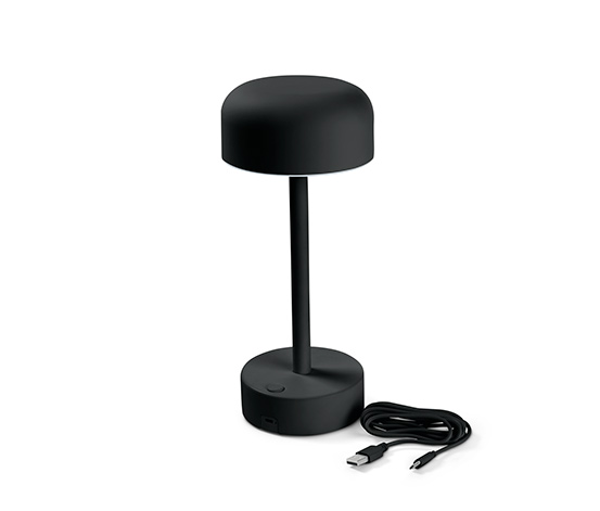 LED-Akku-Tischleuchte, schwarz