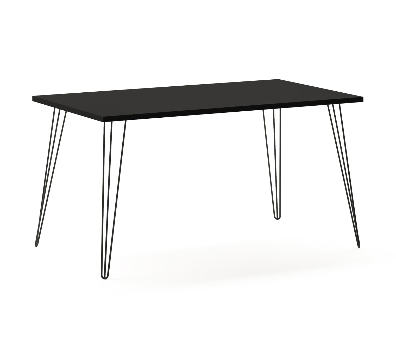 Thumbnail - Tchibo - Schreibtisch »Hank« - 140x80x74cm - schwarz - Holz / Stahl / Metall