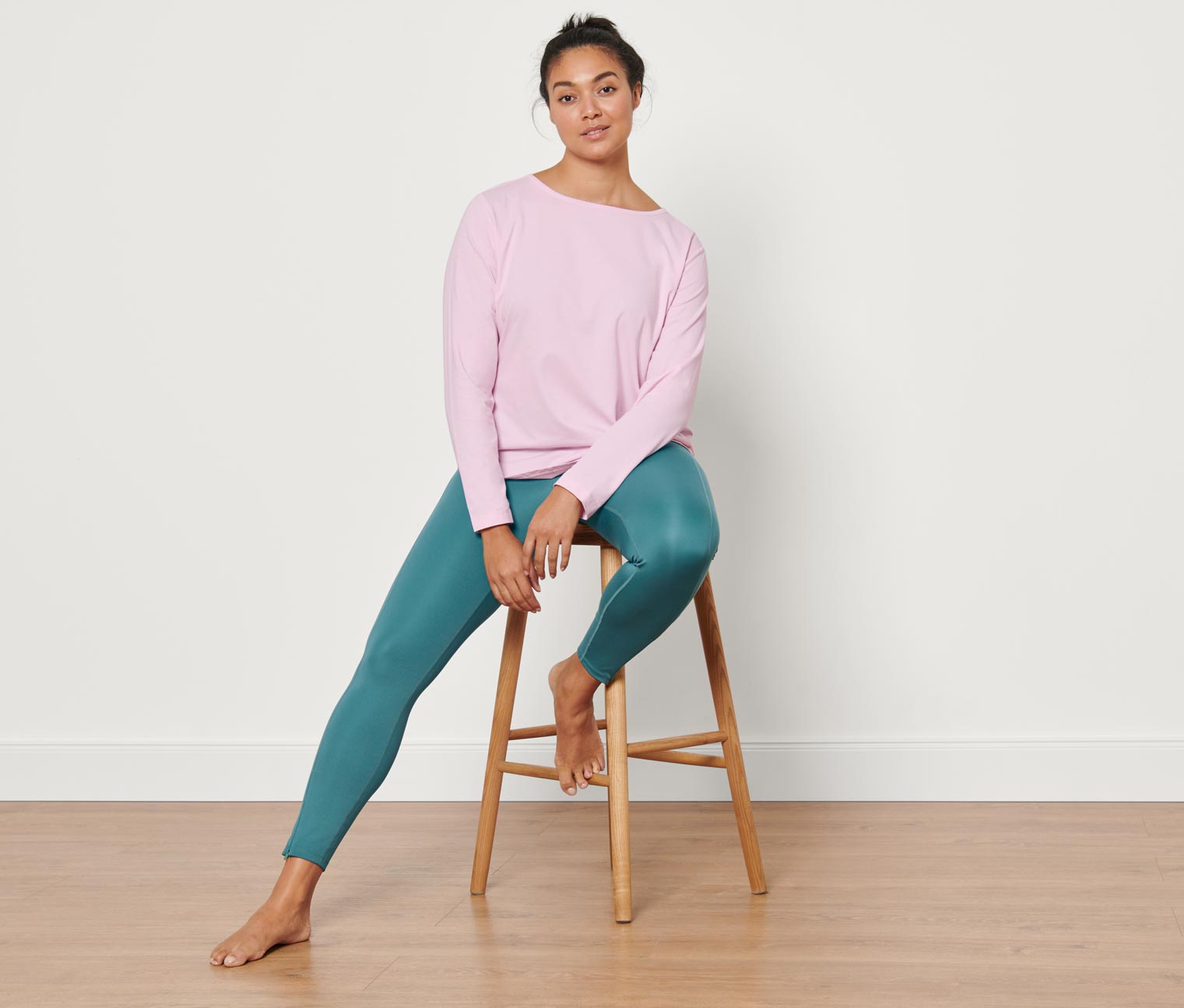 Thumbnail - Tchibo - Bodyforming-Sporttight - Damen - Gr. S - smaragdgrün