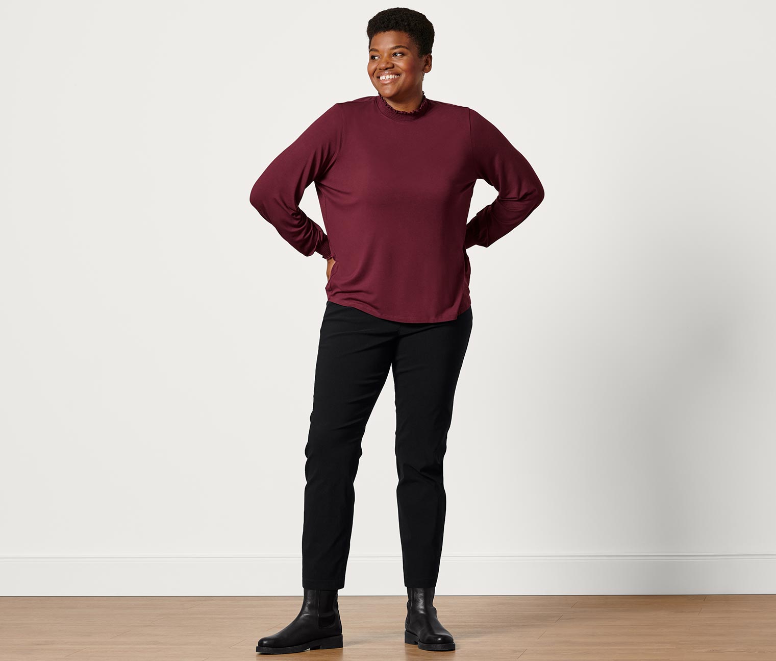 Thumbnail - Tchibo - Konfektionierte Bengalinhose - Damen - Gr. 40 - schwarz