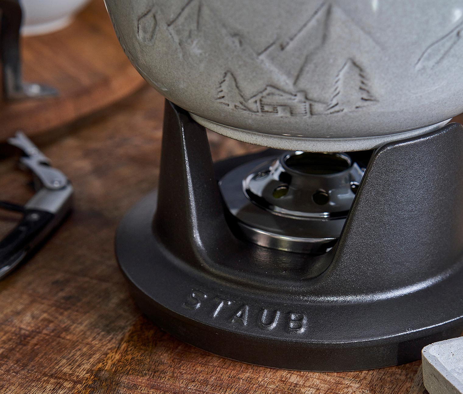 Thumbnail - Staub Fondue-Set - silber