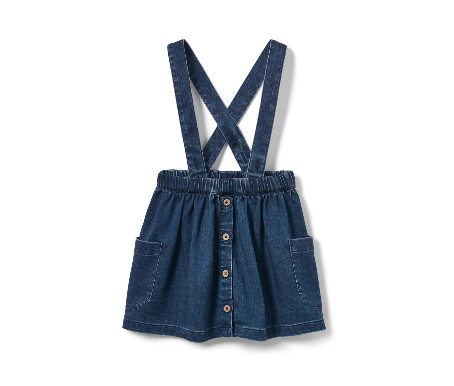 Thumbnail - Tchibo - Kleinkind-Denimrock - Mädchen - Gr. 122/128 - dunkelblau