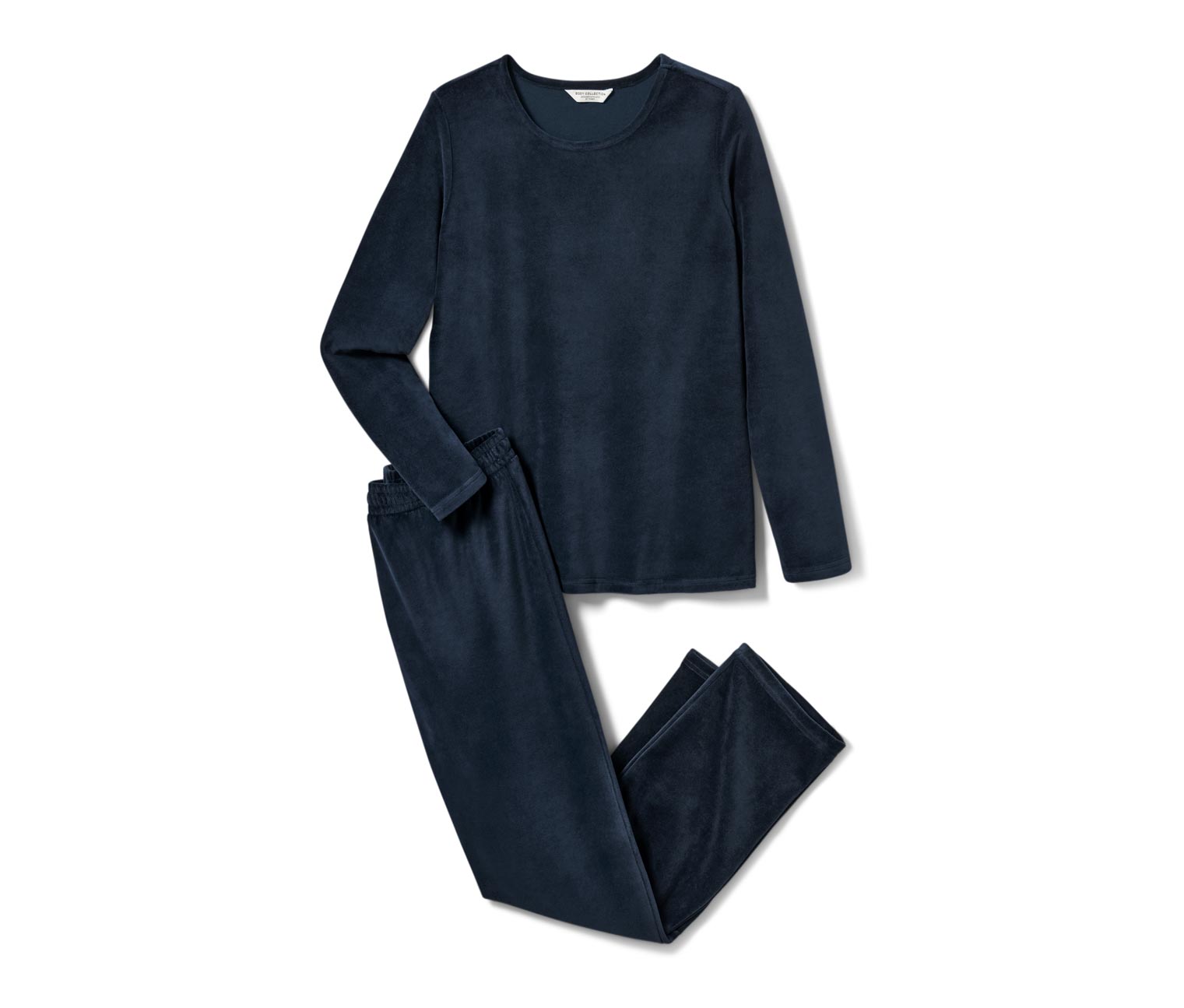 Thumbnail - Tchibo - Nicki-Pyjama - Damen - Gr. M - dunkelblau