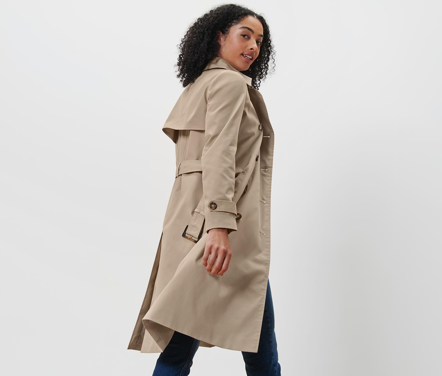 Thumbnail - Tchibo - Trenchcoat - Damen - Gr. 44 - beige