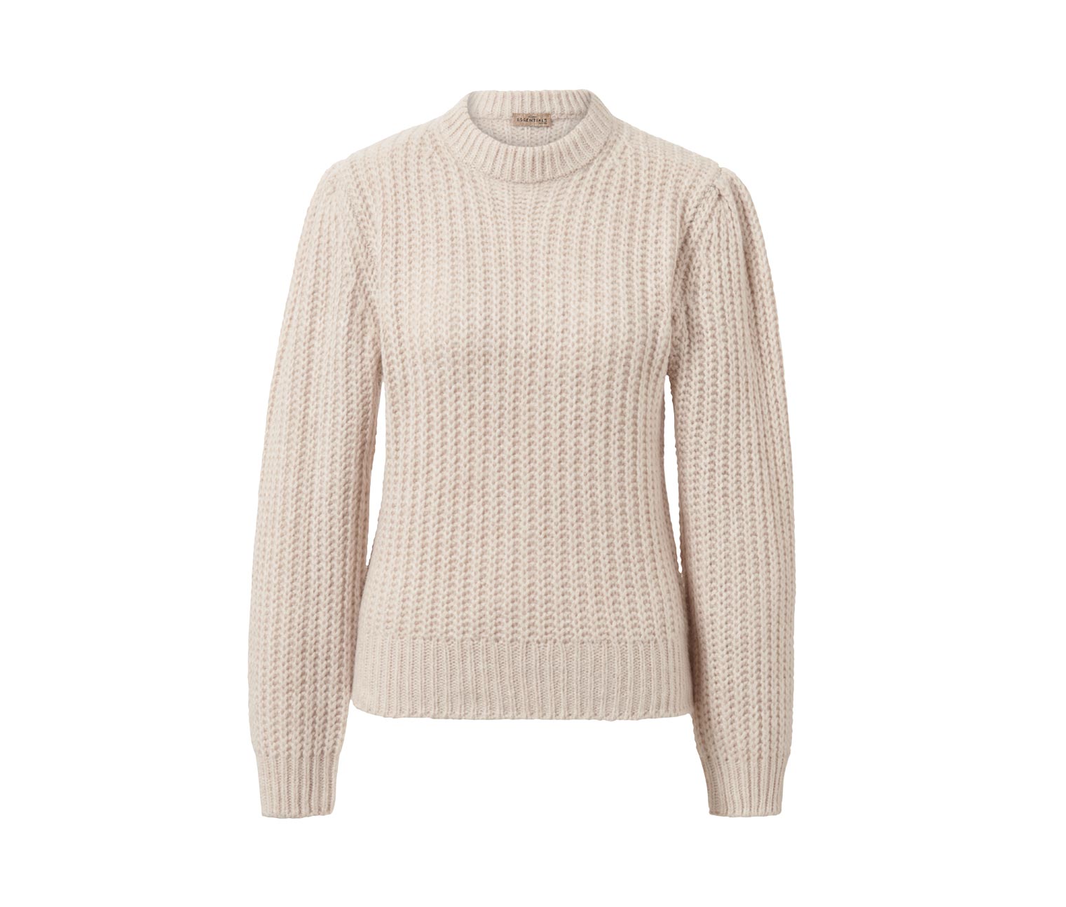 Thumbnail - Tchibo - Grobstrick-Pullover mit Wolle - Damen - Gr. XL - weiß
